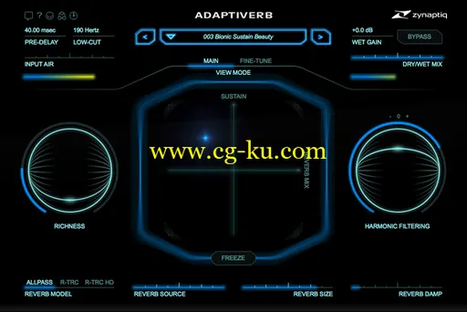 Zynaptiq ADAPTIVERB v1.1.0 WiN的图片1