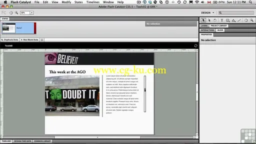 Infinite Skills – Learning Adobe Flash Catalyst CS5.5 Training Video的图片4