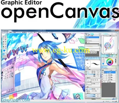 OpenCanvas 5.5.16 CG手绘软件的图片1
