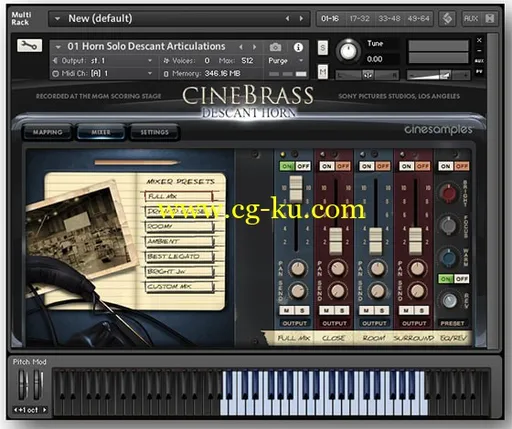 Cinesamples CineBrass Descant Horn KONTAKT的图片1