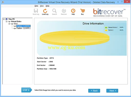 BitRecover Virtual Drive Recovery Wizard 4.1的图片1