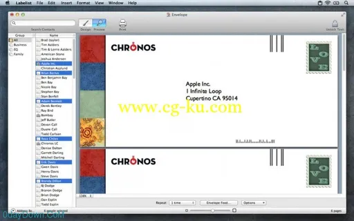 Chronos Labelist 8.0.5 MacOSX 标签设计和打印的图片1