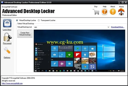 Advanced Desktop Locker Professional Edition 6.0的图片1