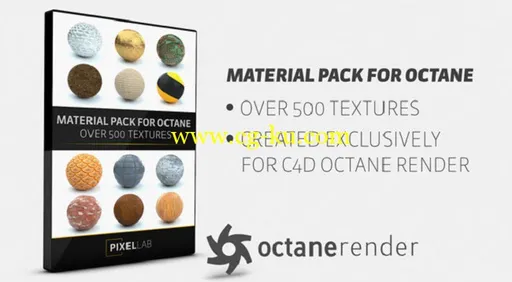 The Pixel Lab Material Pack for Octane C4D的图片1