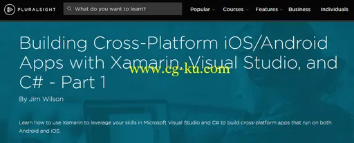 Building Cross-Platform iOS/Android Apps with Xamarin, Visual Studio, and C# – Part 1的图片1