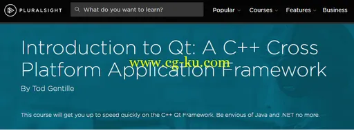 Introduction to Qt: A C++ Cross Platform Application Framework的图片1