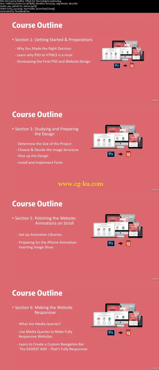 PSD to Responsive HTML5: Beginner to Advanced的图片2