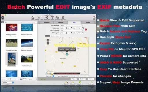 Image Exif Editor 4.5.3 Mac OS X的图片1