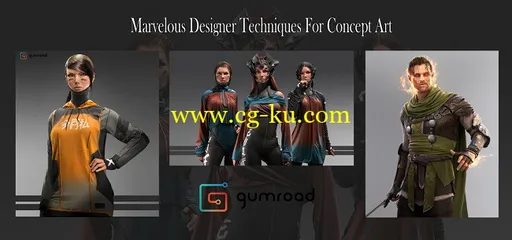 Gumroad – Marvelous Designer For Concept Art的图片1