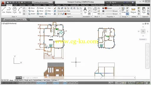 Infinite Skills – AutoCAD – Creating Construction Drawings Training Video的图片1