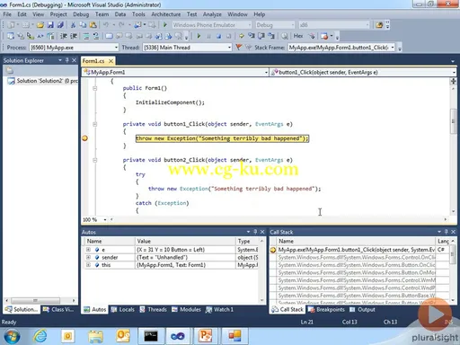 Mario Hewardt – Introduction to .NET Debugging using Visual Studio 2010的图片2