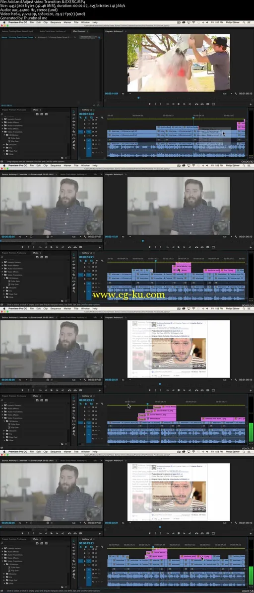 Premiere Pro Masterclass Module 3 – Transitions的图片2