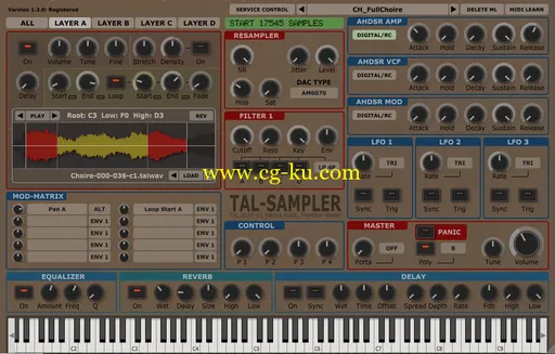 Togu Audio Line TAL-Sampler v1.8.4 WiN / OSX的图片1