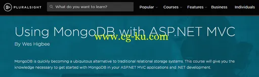 Using MongoDB with ASP.NET MVC By Wes Higbee的图片1