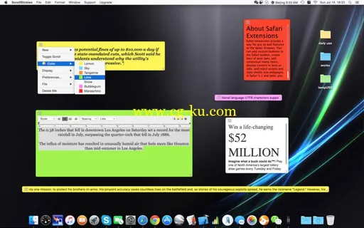 ScrollStickies 3.00 MacOSX的图片1