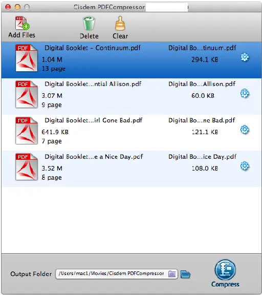 Cisdem PDFCompressor 3.0.1 MacOSX的图片1