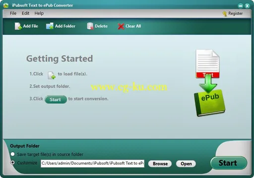 iPubsoft Text to ePub Converter 2.1.12 Multilingual的图片1