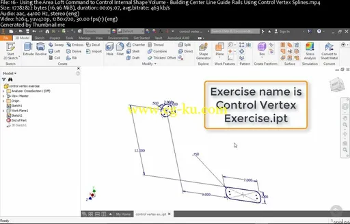 Inventor Essentials – Organic Shapes Using Loft的图片2