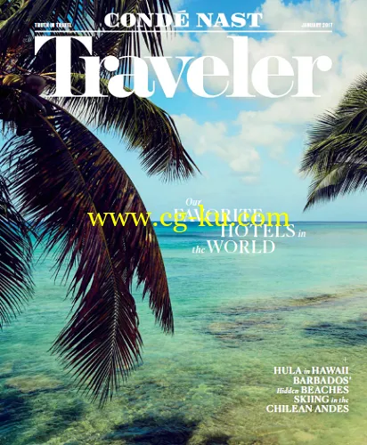 Conde Nast Traveler USA – January 2017-P2P的图片1