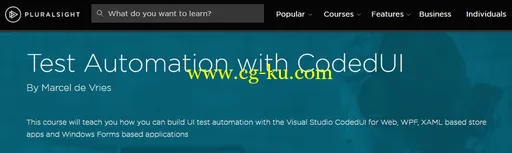 Test Automation with CodedUI的图片1