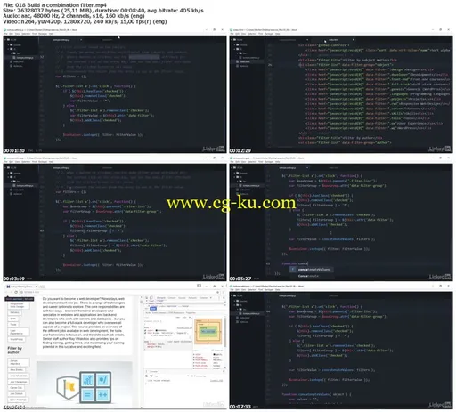 Lynda – Advanced Filtering with Isotope.js的图片2