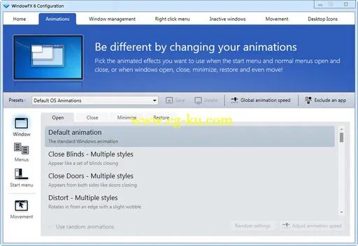 Stardock WindowFX 6.03的图片1