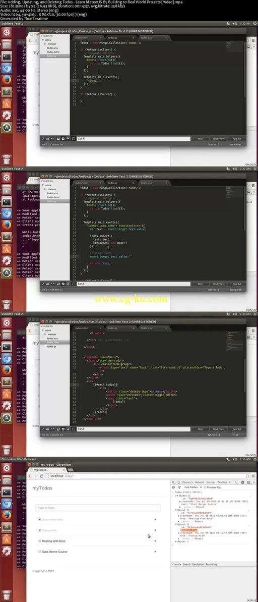 Learn MeteorJS By Building 10 Real World Projects的图片2