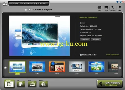 ThunderSoft Flash Gallery Creator 1.8.3的图片1