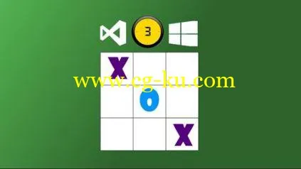 Learn to program Tic Tac Toe Game in Visual C++ on Windows的图片2