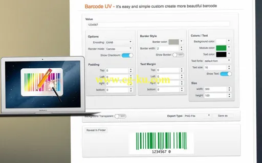 Barcode UV 7.16 Multilingual MacOSX的图片1