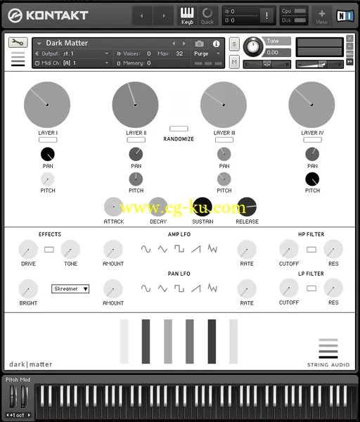 String Audio Dark Matter v1.5.1 KONTAKT的图片1