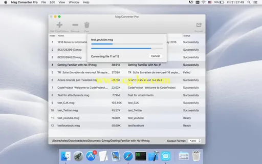 Msg Converter Pro 1.7.0 MacOSX的图片1