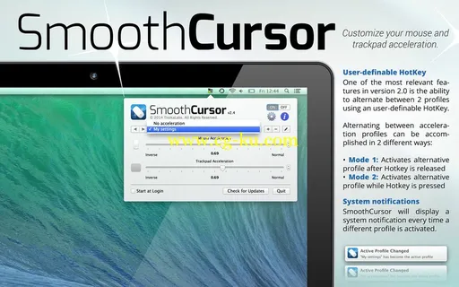 SmoothCursor 2.6.1 MacOSX的图片1