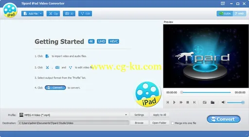 Tipard iPad Video Converter 6.2.8 Multilingual的图片1