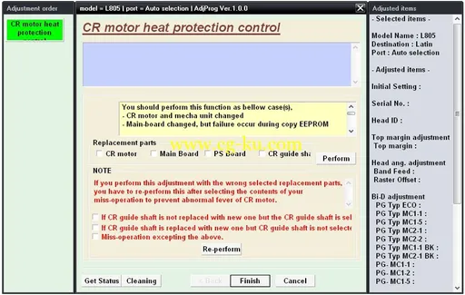 Adjustment Program for Epson L805 Printer 1.0.0 Build 5977的图片1