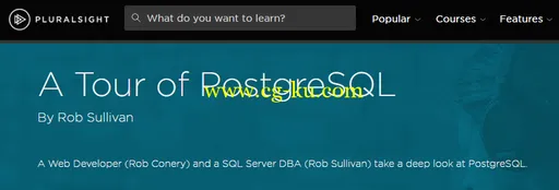 A Tour of PostgreSQL By Rob Sullivan的图片1