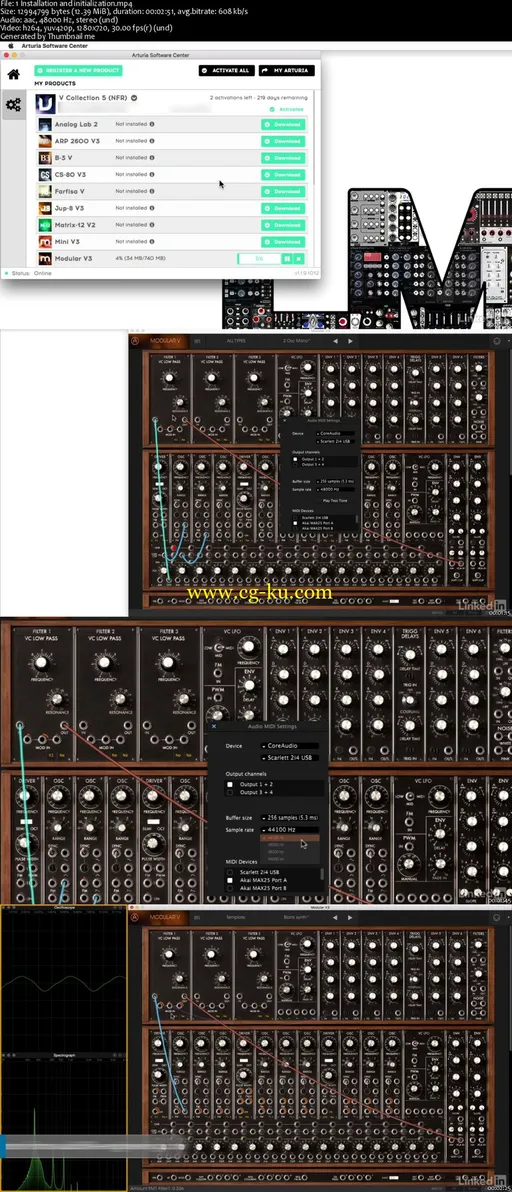 Learning Modular Synthesis: Arturia Modular V (2017)的图片1