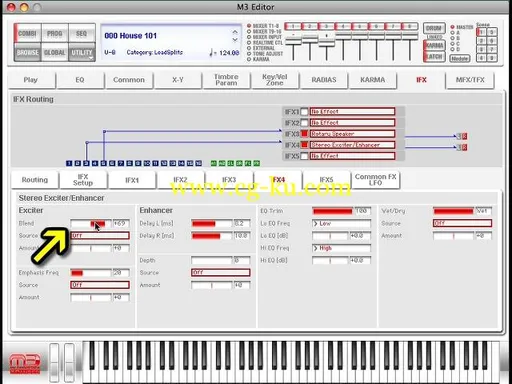 KARMA – House 101: Combi Creation Series for the Korg M3的图片1