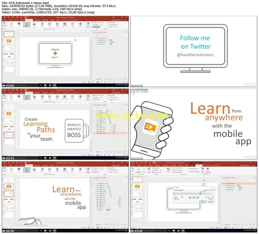 Lynda – PowerPoint for Office 365: Animation in Depth的图片1