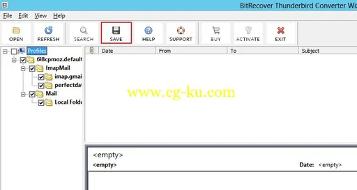 BitRecover Thunderbird Converter Wizard 5.4的图片1