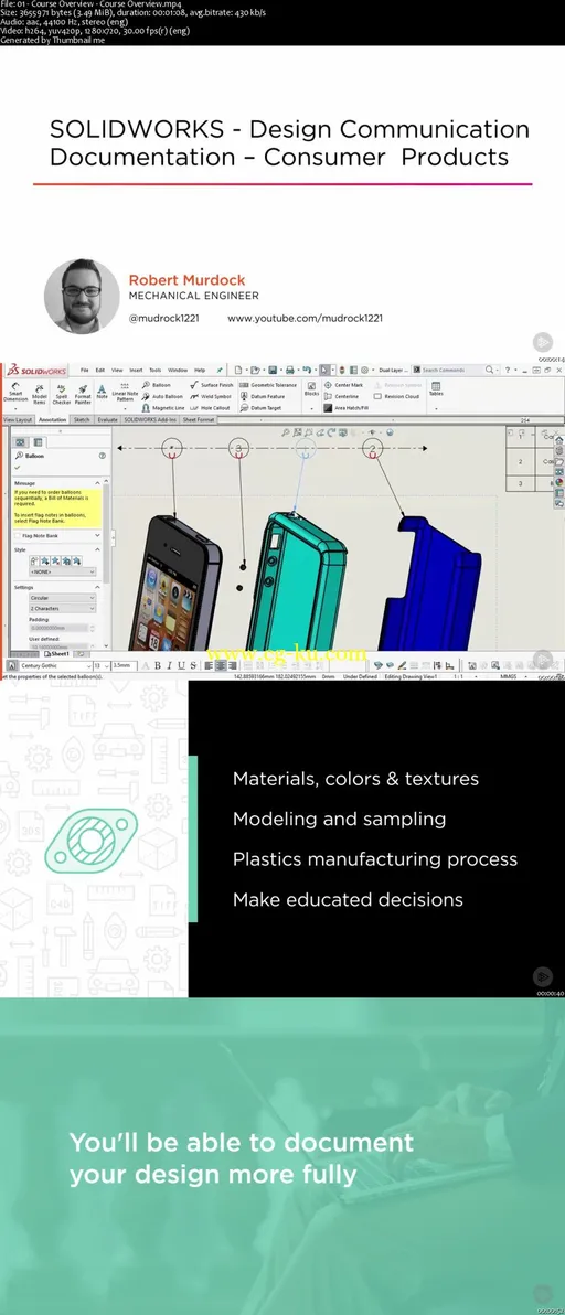 SOLIDWORKS – Design Communication Documentation – Consumer Products的图片1