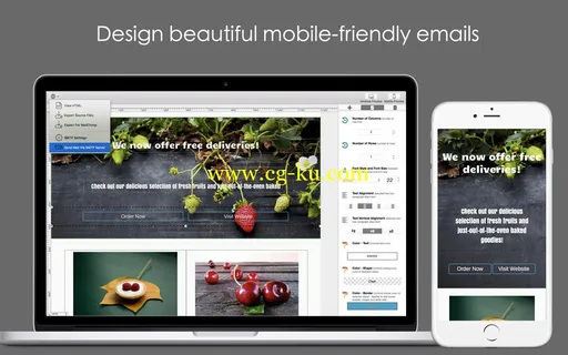 Dragon Responsive Email Designer 2.48.1 MacOSX的图片1