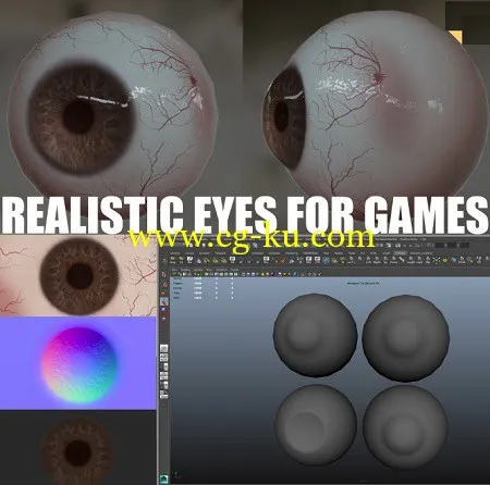 Gumroad – Realistic Eyes for Games的图片1