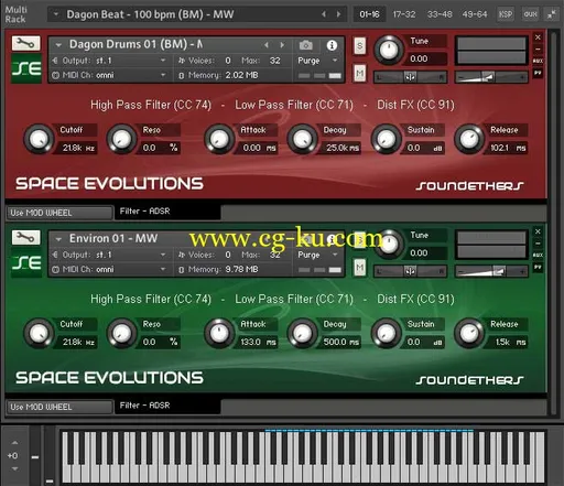 Soundethers Space Evolutions v1.1 KONTAKT的图片1