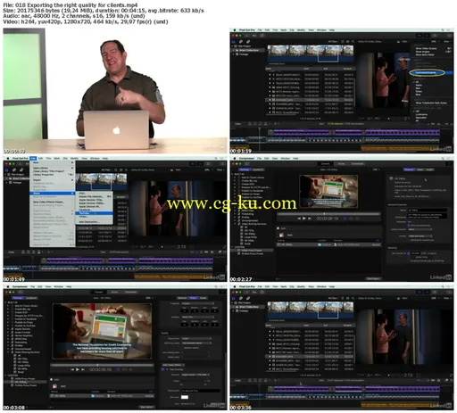 Lynda – Final Cut Pro X Guru: Online Offline Workflows的图片2