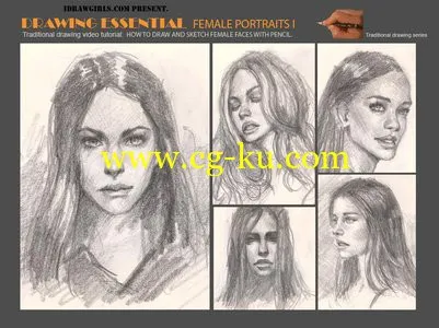 Drawing Essential: Female Portraits的图片1