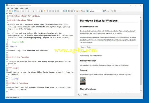 DA-Software MarkdownEditor 1.0.1 Bilanguage的图片1