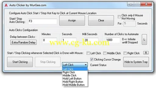 MurGee Auto Clicker 3.1的图片1