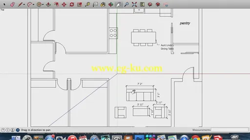 SkillShare – SketchUp for Interior Designers – Creating a Floor Plan的图片2