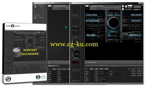 Rigid Audio KONTAKT GUI Maker v1.0 WiN OSX的图片1